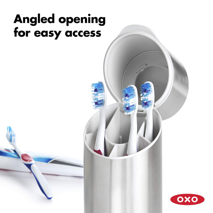 Good Grips Stainless Steel Toothbrush Organizer 9.75 Inch