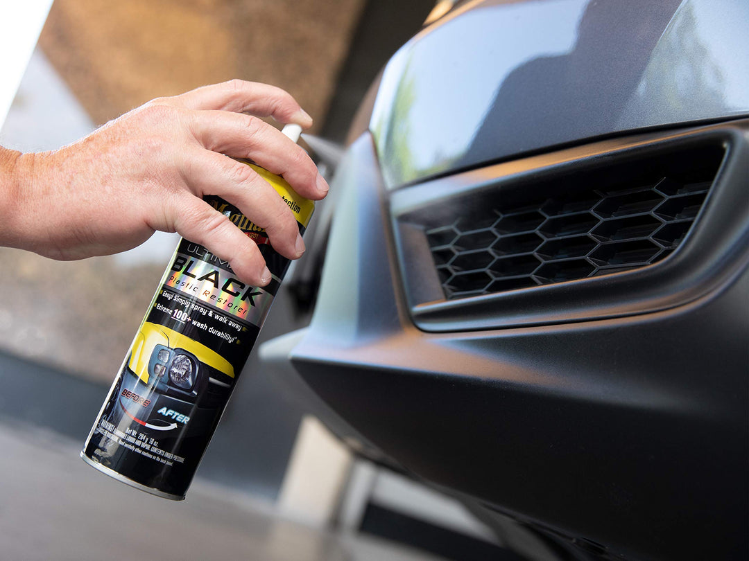 Meguiar&#39;s Ultimate Black Plastic Restorer - 1 Oz Spray Can