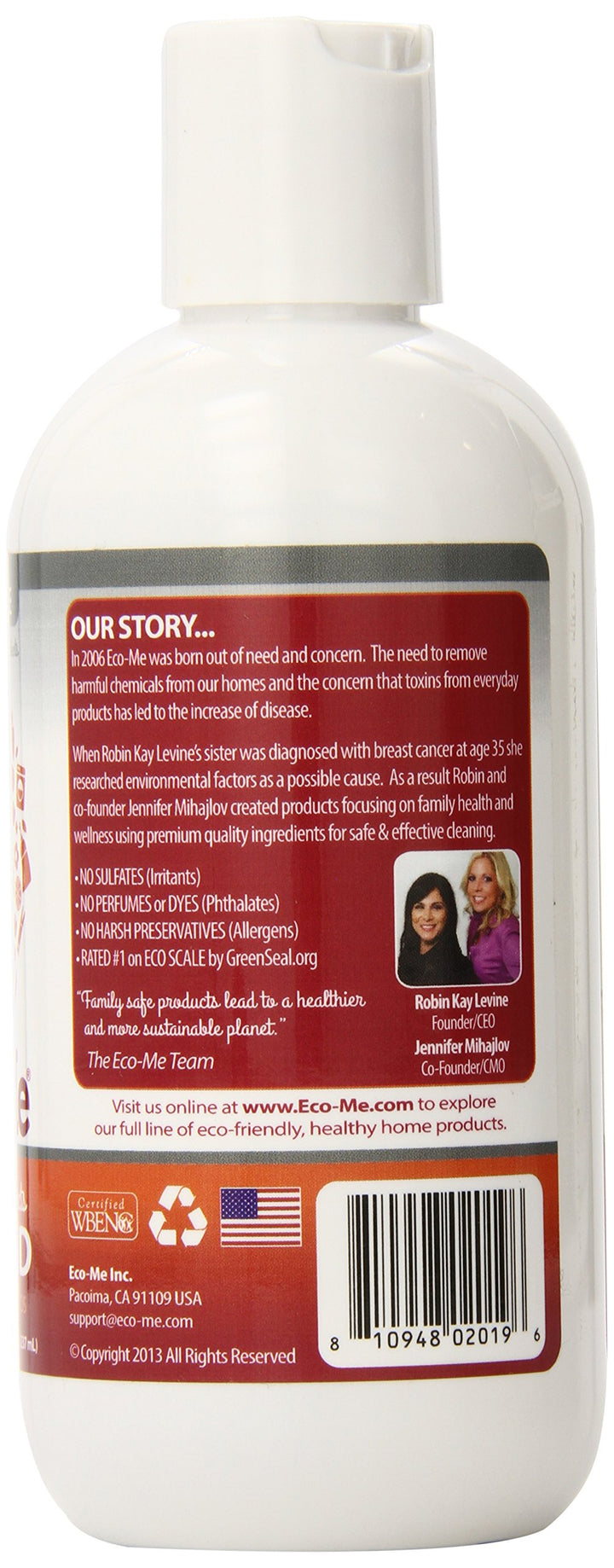 Eco-Me Natural Automatic Dishwasher Rinse Aid, Fragranc