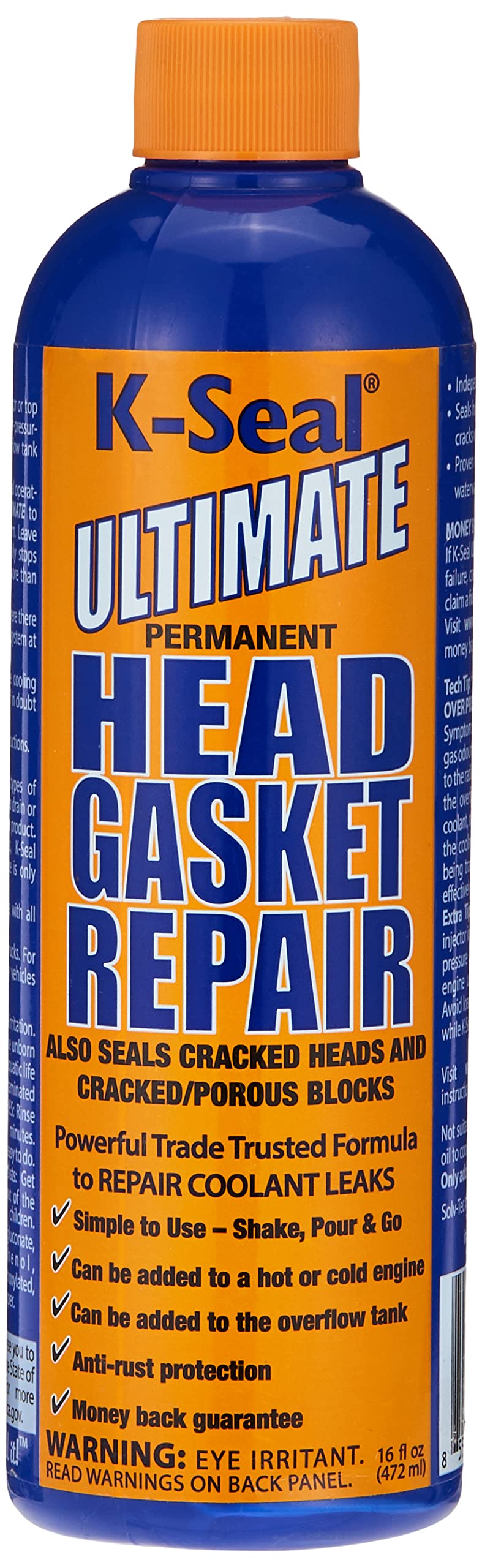 ST3501 Pour and Go Head Gasket Sealer, 16oz, Permanent Repair for Blown Head Gaskets, Cracked Heads and Blocks