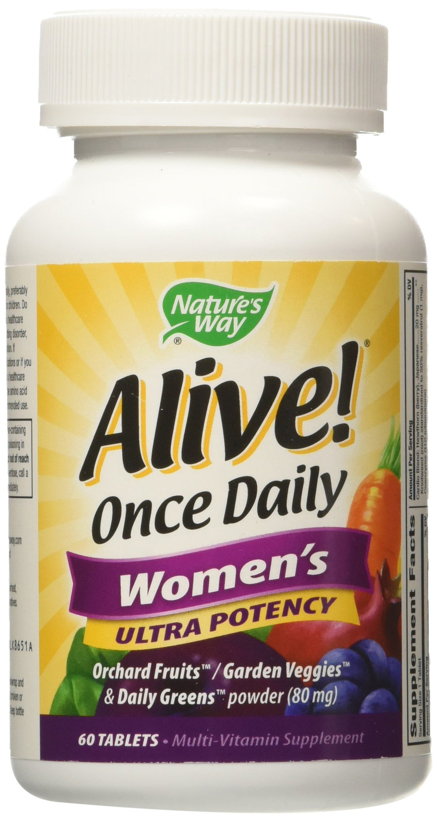 Alive Once Daily Women's Multi Ultra Potency, 60 Count
