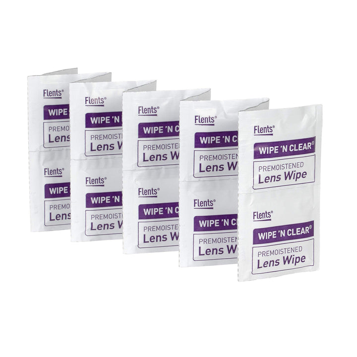 Flents Wipe &#39;N Clear Pre-Moistened Lens Wipes A