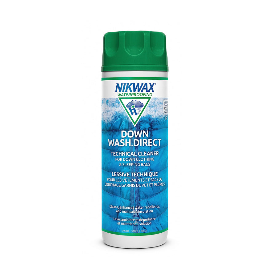 Down, Down Wash.Direct, 300ml, Specialty Cleaner for Down Jackets, Outerwear, Vests, Sleeping Bags, Quilts, and Bedding, Restores Loft, Warmth, Insulation, and Water Repellency
