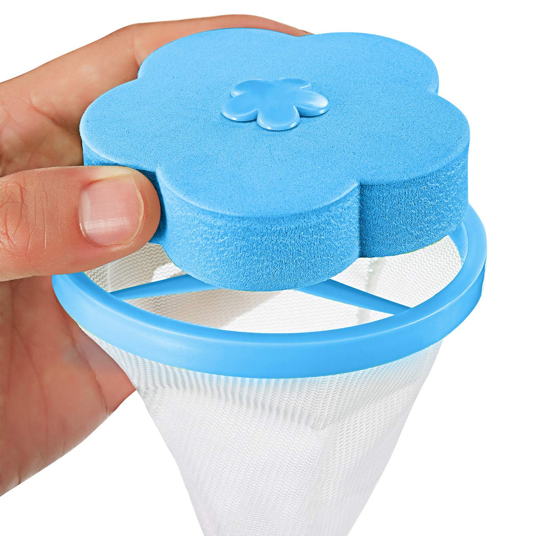 4 Pieces Reusable Washing Machine Lint Catcher Househol