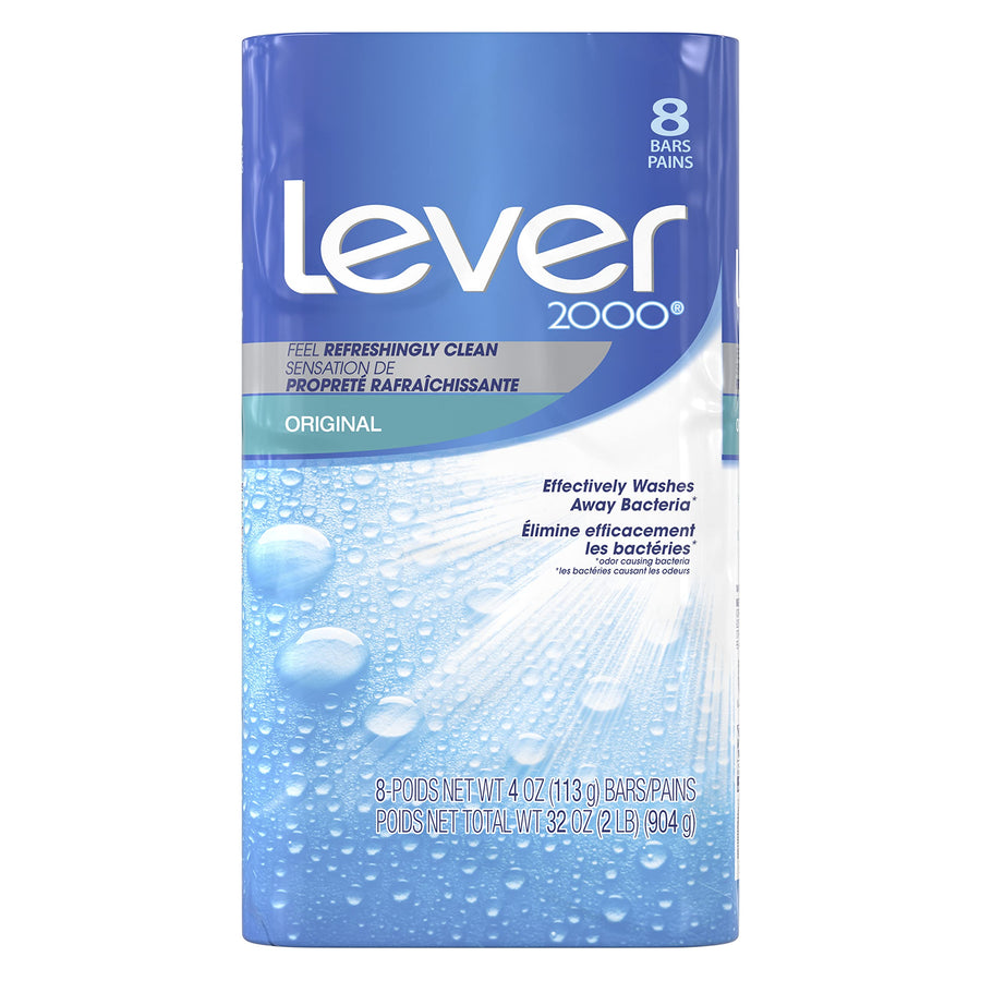 Bar Soap Refreshing Body Soap and Facial Cleanser Original Effectively Washes Away Bacteria 4 oz 8 Bars