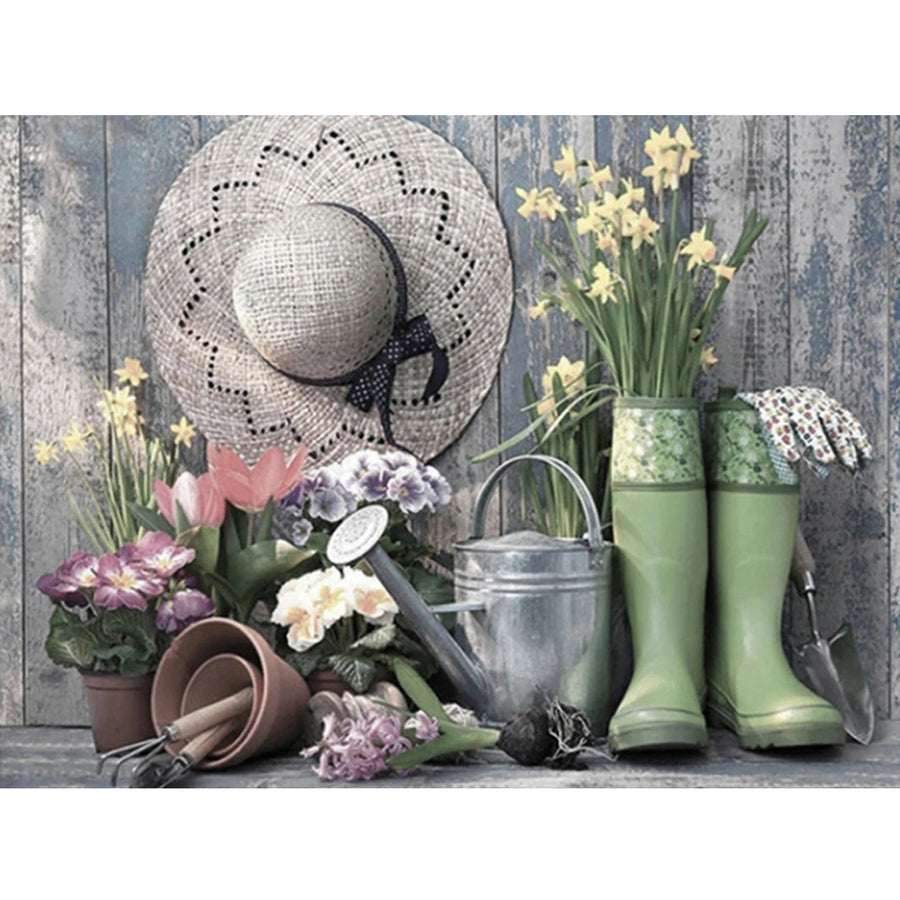 Diamond Art Painting Kit for Adults & Kids 5D Dots Waterfall Full Drill Round Gem Jewel Nature Water Wheel Fall Picture Wall Home Decoration (11.8 x 15.7 inch)…