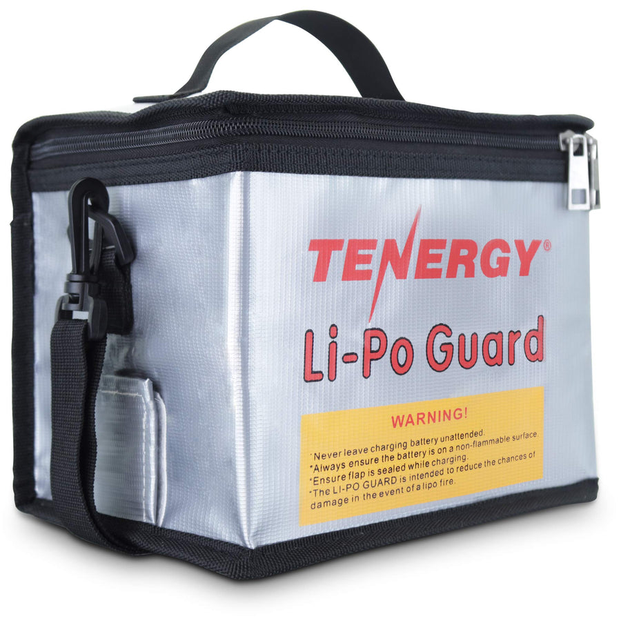Tenergy Fire Retardant Lipo Zipper Bag for Charging and
