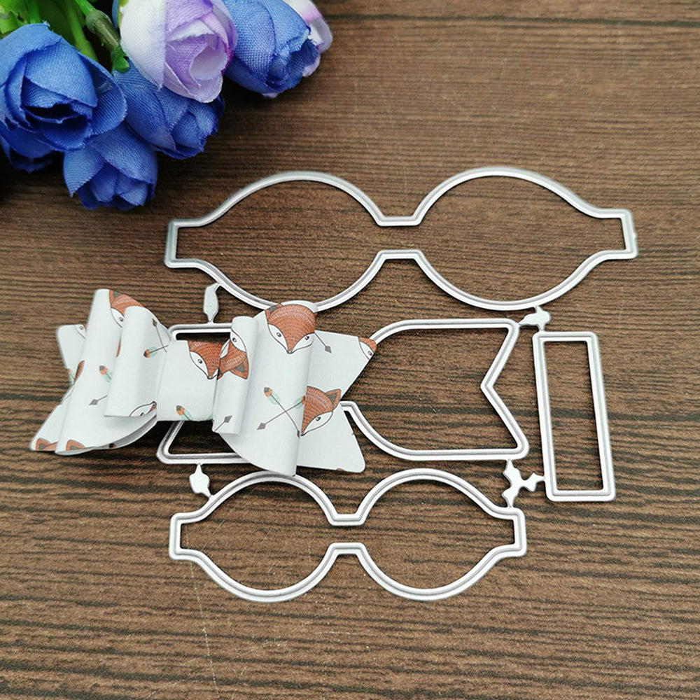 Flower Bow Tie Metal Die Cuts,Christmas Bowtie Hair Bow Clip Cutting Dies Cut Stencils for DIY Scrapbooking Decorative Embossing Paper Leather Scrapbooking Card Making