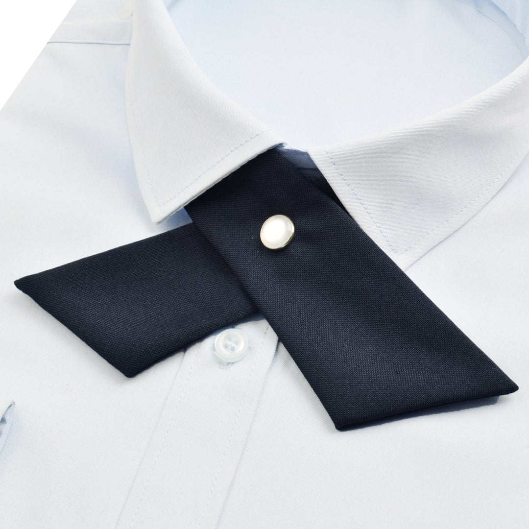 Adjustable Criss-Cross Bow tie School Uniform Pre-tied Bowknot for Women/Men/Girls/Boys, Dark Navy