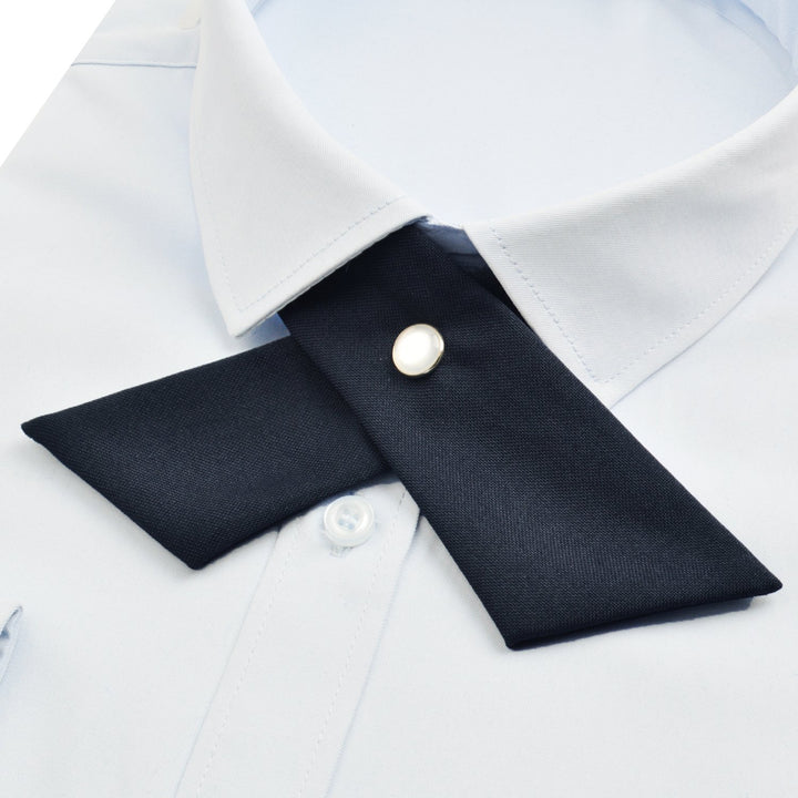 Adjustable Criss-Cross Bow tie School Uniform Pre-tied Bowknot for Women/Men/Girls/Boys, Dark Navy