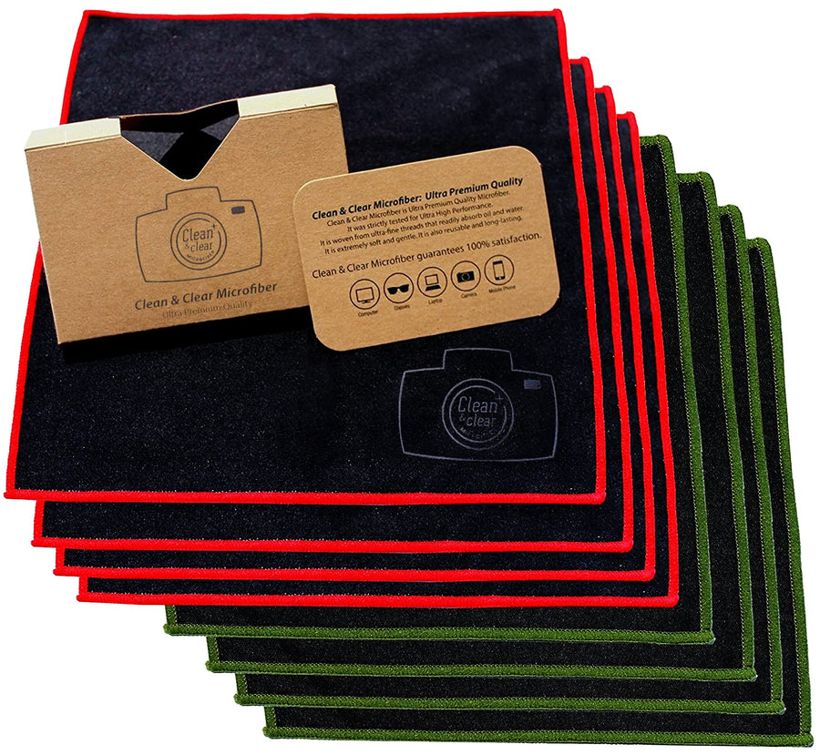 EXTRA LARGE [8 Pack] Clean & Clear Microfiber - ULT
