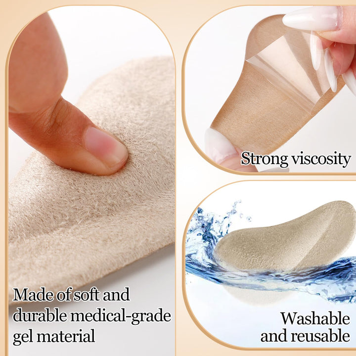 Madholly 6 Pairs Arch Support Gel Insole for Flat Feet,