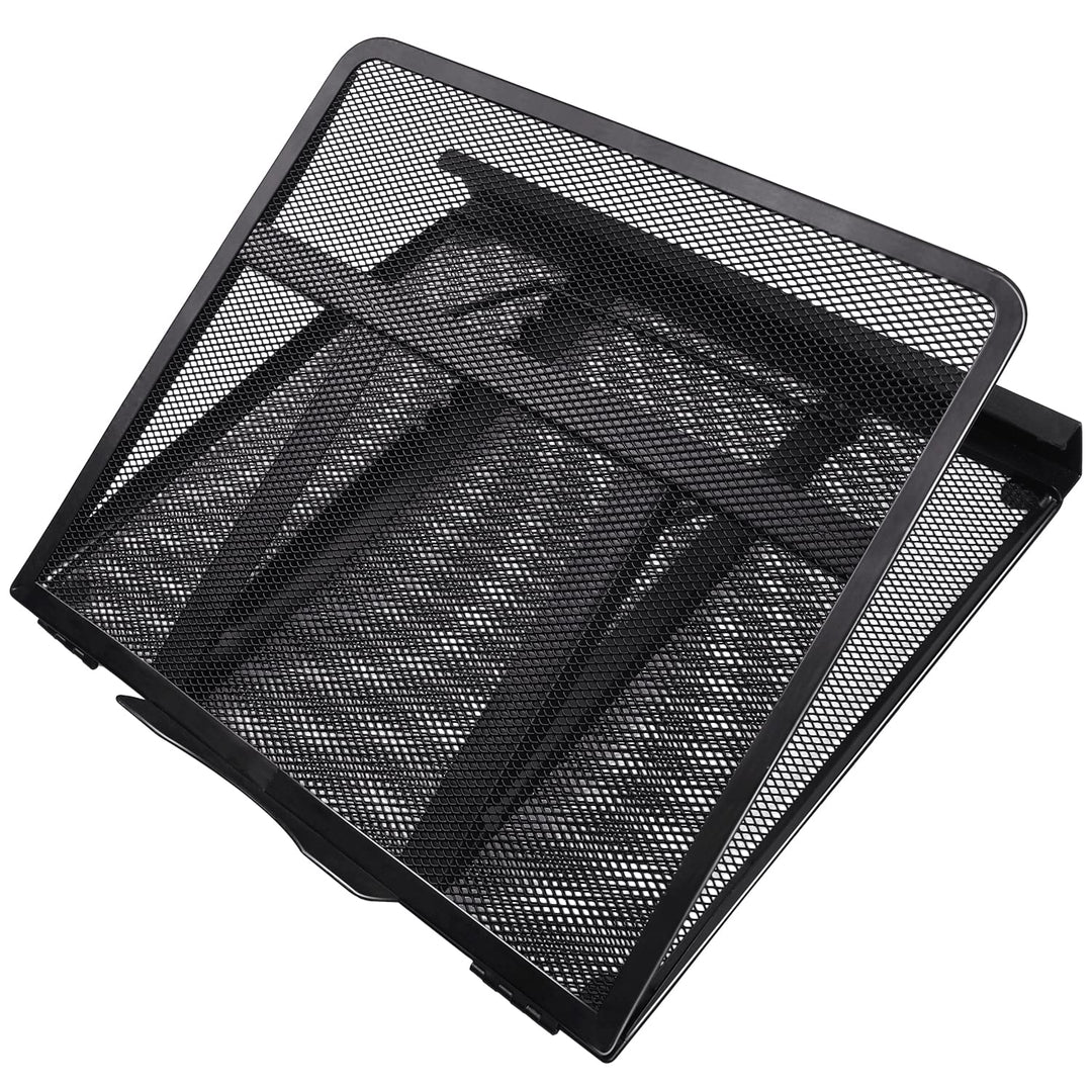 Adjustable Laptop Stand Riser for Desk, Fits Up to 15.6 inch Notebook, Mesh Ventilated Laptop Cooling Stand with 8 Tilt Levels