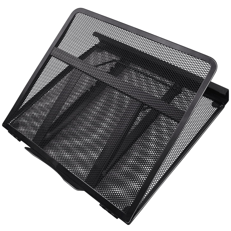Adjustable Laptop Stand Riser for Desk, Fits Up to 15.6 inch Notebook, Mesh Ventilated Laptop Cooling Stand with 8 Tilt Levels