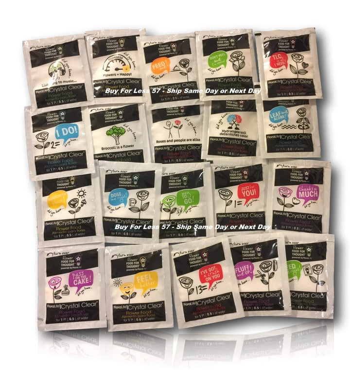 Cut Flower Food Floralife Crystal Clear 20 Powdered Packets
