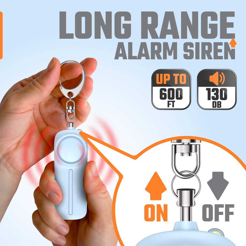 Personal Safety Alarm Keychain for Women – 130 dB Loud 