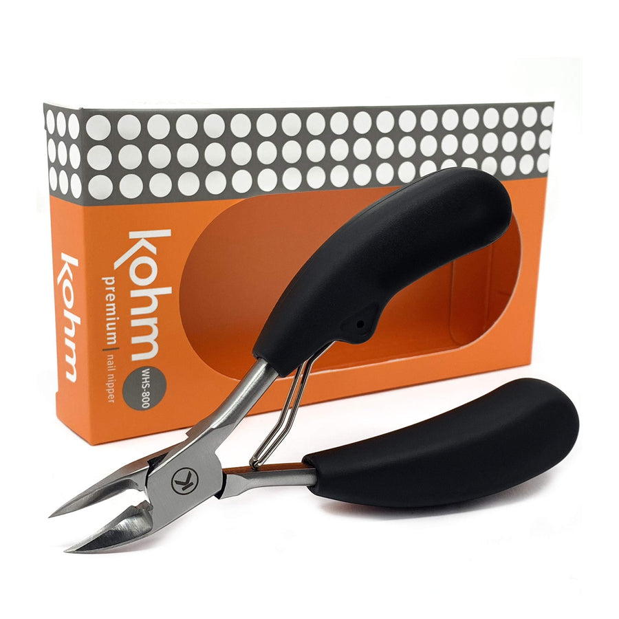 Kohm Toenail Clipper for Thick Nails, Heavy Duty, Easy Grip Handle