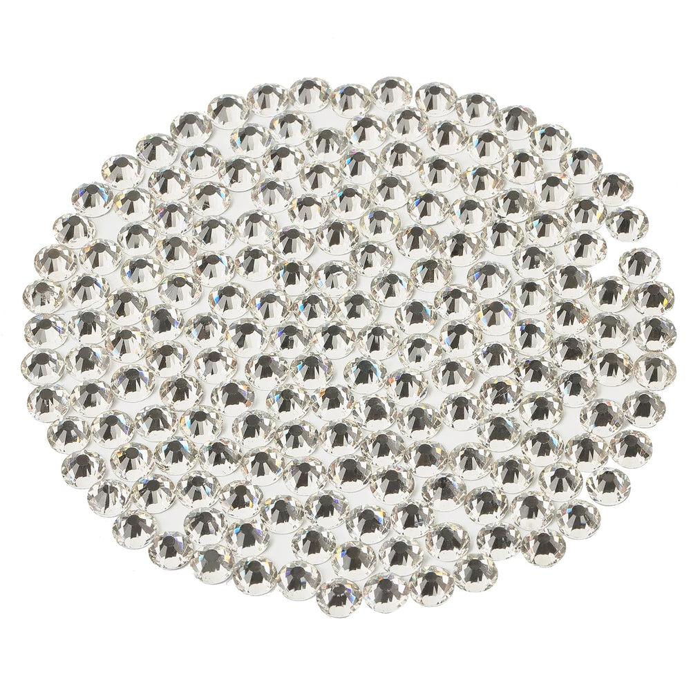 Jollin 2880pcs Glue Fix Crystal Flatback Rhinestones Gl