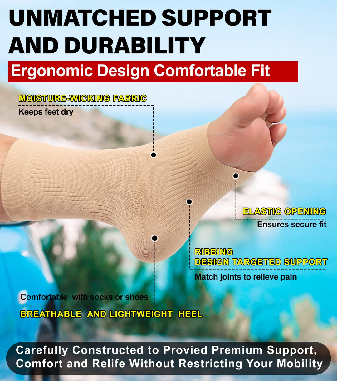 KEKING® Ankle Brace Compression Support Sleeve for Wome