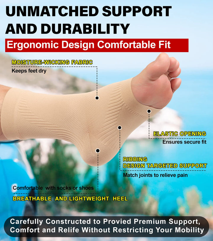 KEKING® Ankle Brace Compression Support Sleeve for Wome