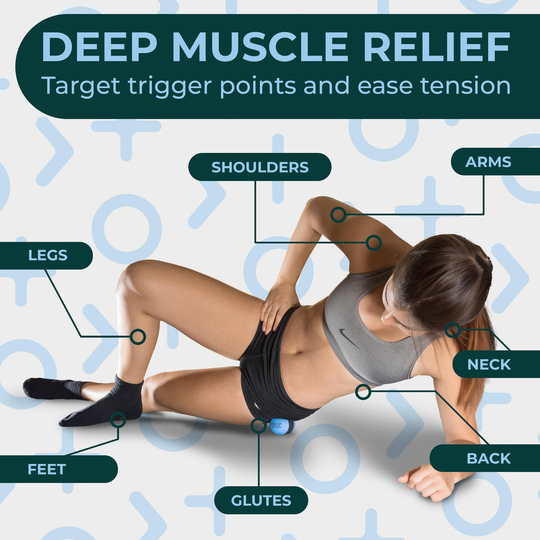 Massage Track Soft Yoga and Deep Tissue Massage Balls f