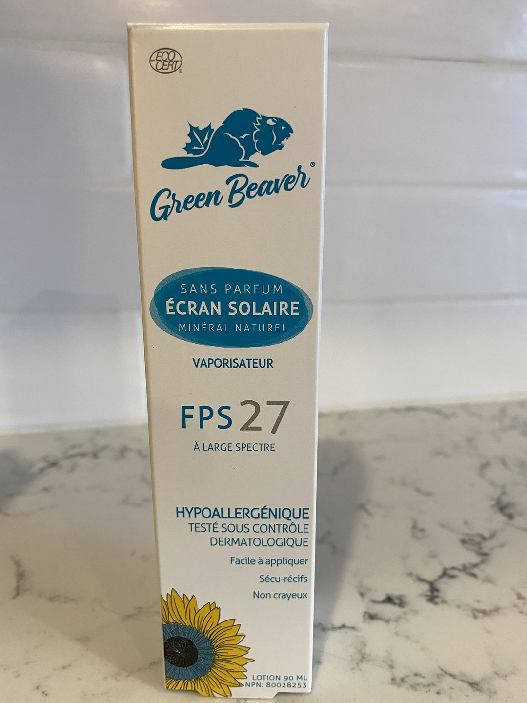 Green Beaver All-Natural Mineral Sunscreen SPF 27 Spray Adult 90ml