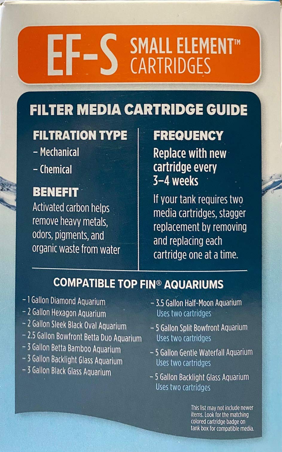 EF-S Element Filter Cartridge Value Pack 12 Month Supply 2.1 in X 3.7 in