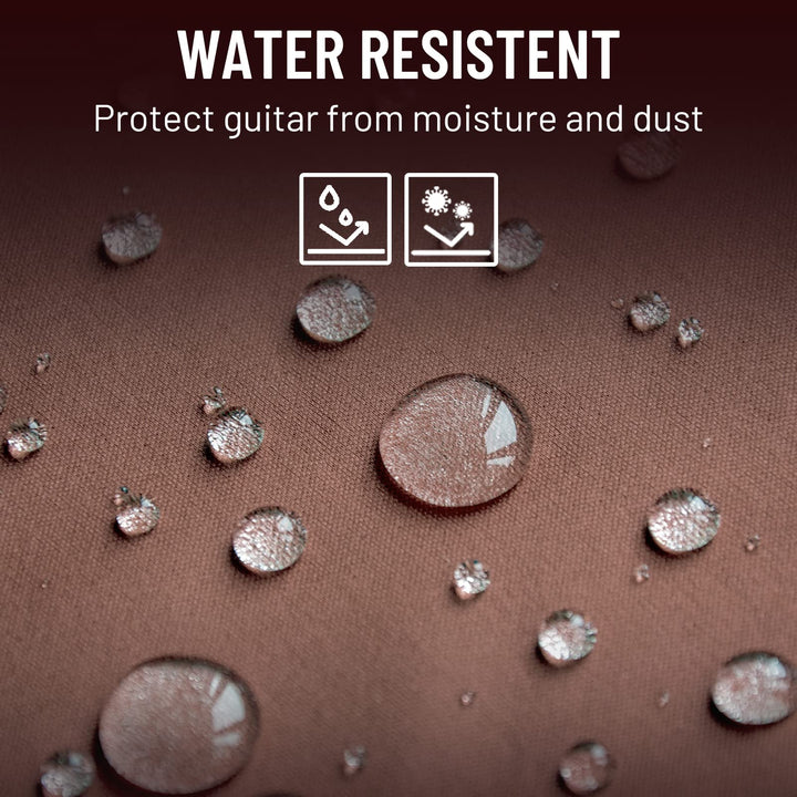 Guitar Bag 40 41 42 In 6 Pockets Guitar Case Water Resistent Oxford Cloth 0.5 In Extra Thick Sponge Padded for Acoustic Classical Guitar with Anti-theft Pocket CY0150