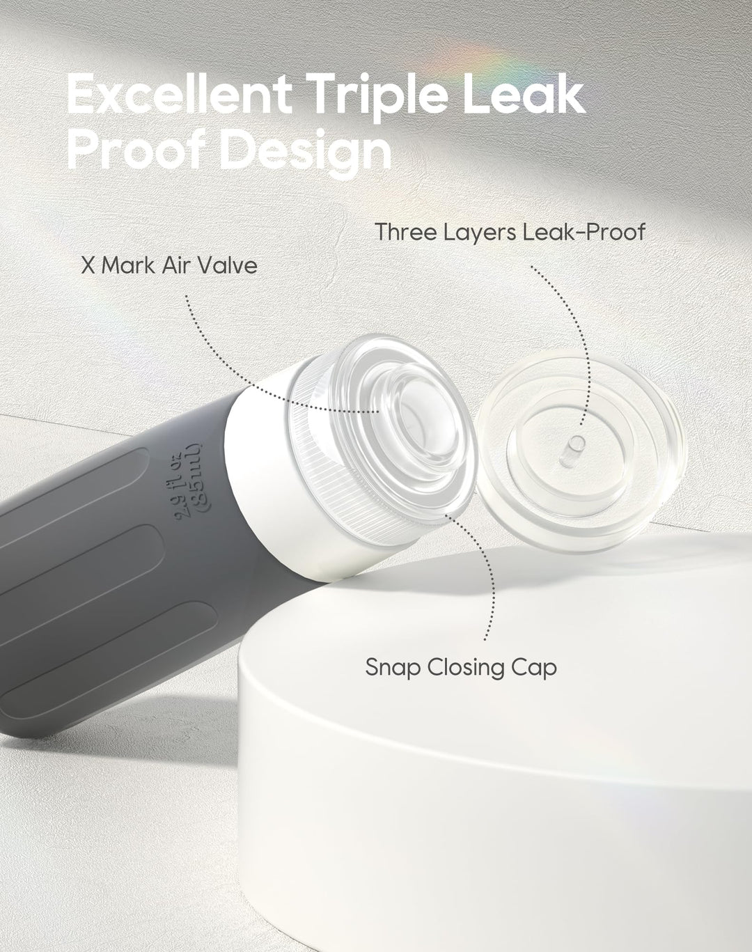 16 Pack Silicone Travel Bottles Set for Toiletries TSA Approved Travel Containers Leakproof Squeezable Refillable Accessories 2oz 3oz for Shampoo Conditioner Lotion Liquids (BPA Free)