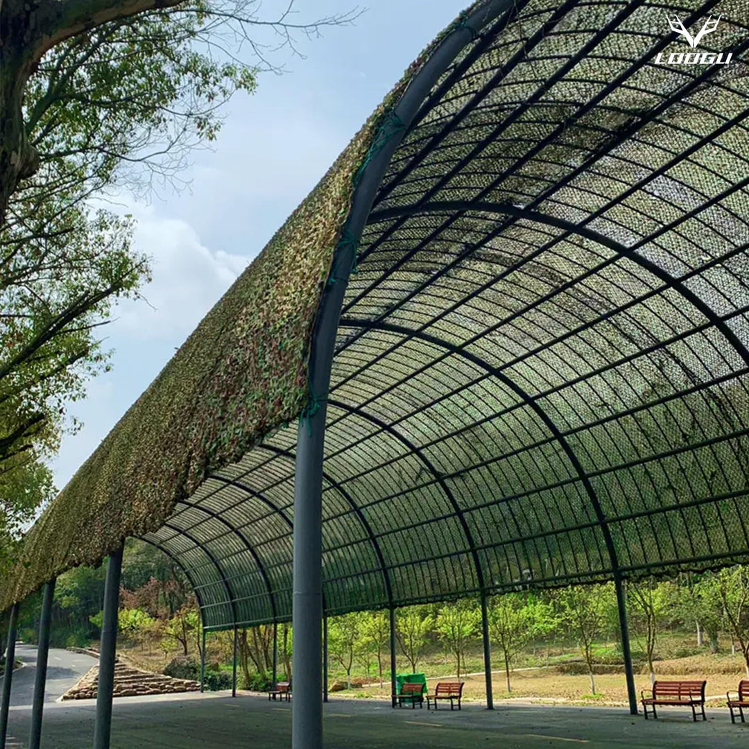 Camouflage Netting, Camo Net Hunting Blind Great for Sunshade Camping Shooting Etc. (150D Polyester, 6.5X10Ft)