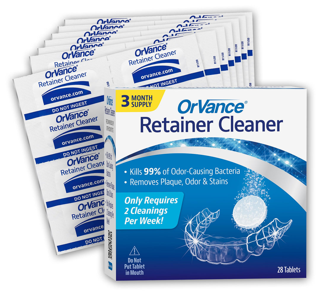 OrVance Retainer Cleaner Tablets (28 Count) | Only 2 Cl
