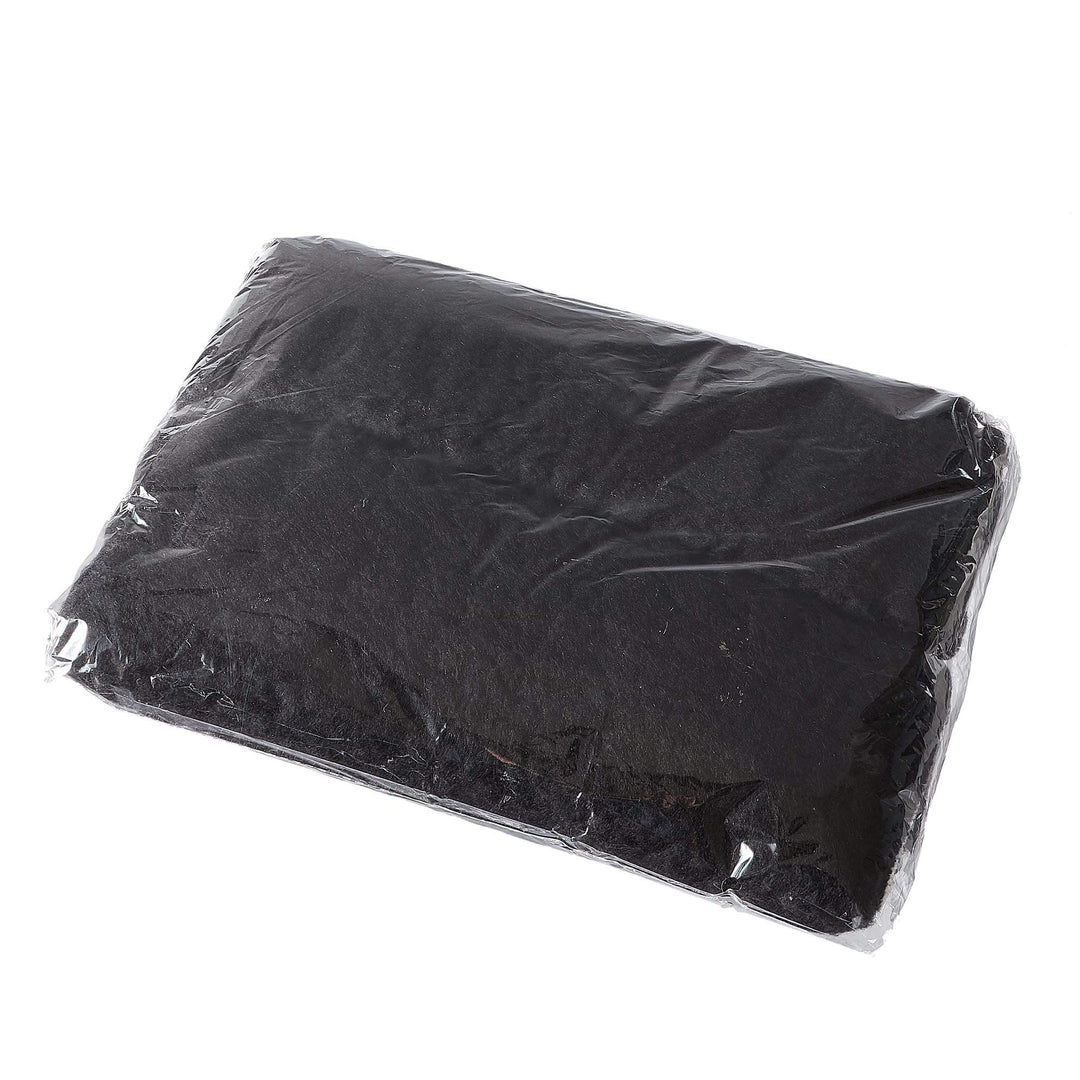 PrimeMed Comfort Wheelchair Armrest Pads - Black Faux Wool Pad (1 Arm Cushion)