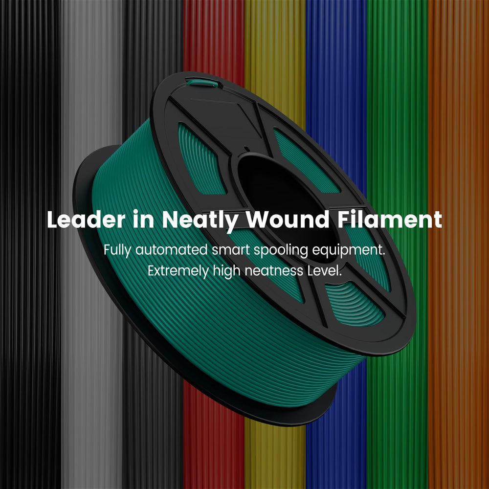 SUNLU Shiny Silk PLA Filament 1.75mm, Neatly Wound Glos