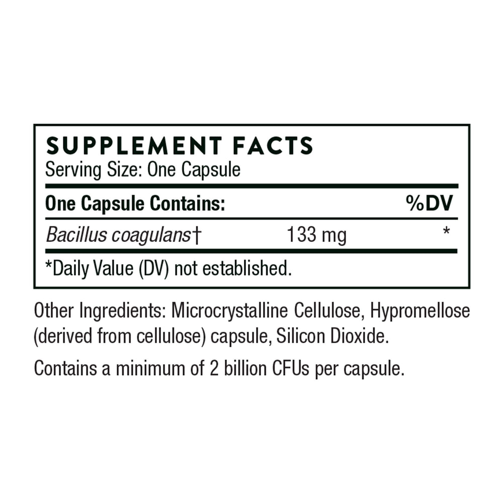THORNE Bacillus Coagulans Probiotic - Shelf Stable Prob