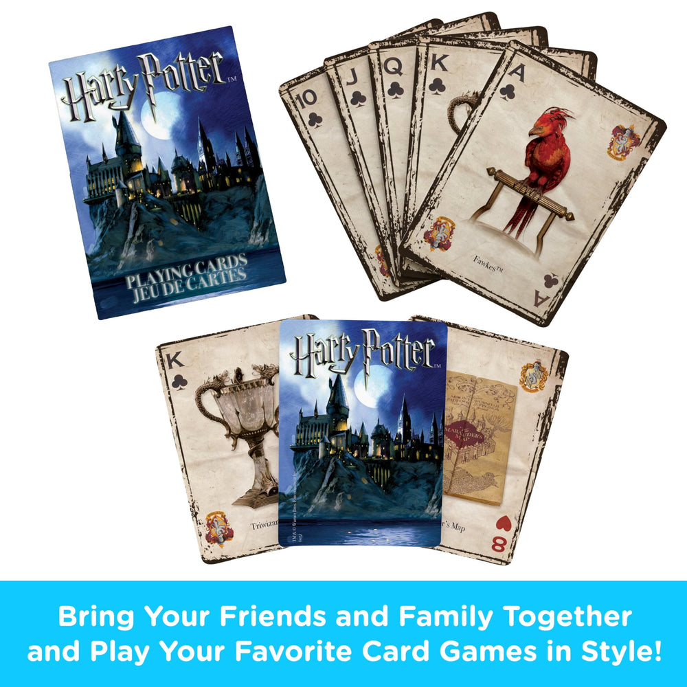 AQUARIUS Harry Potter Playing Cards - HP Themed Deck of
