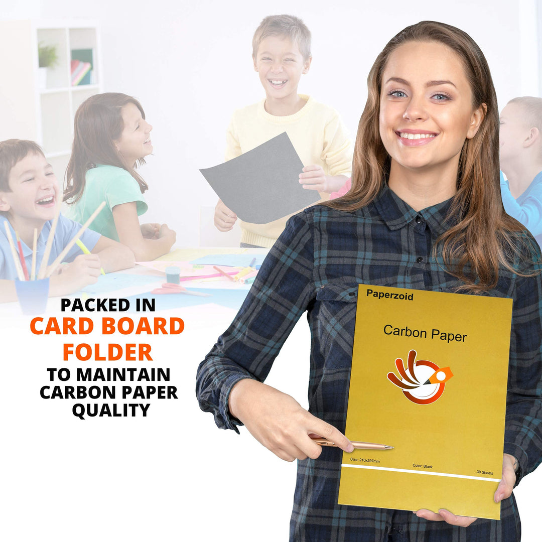 Paperzoid 30-Pack Carbon Paper for Tracing Patterns and