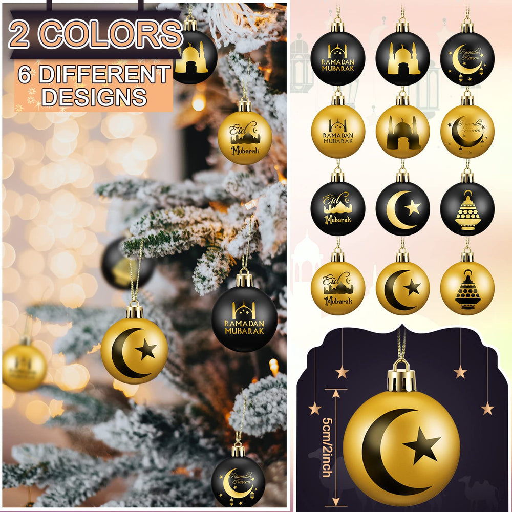 12 Pieces Ramadan Ornament Ramadan Hanging Ornament Ramadan Kareem Ornaments Ramadan Mubarak Ornaments Eid Mubarak Ornaments Hanging Ornaments for Islamic Muslim Party Decor