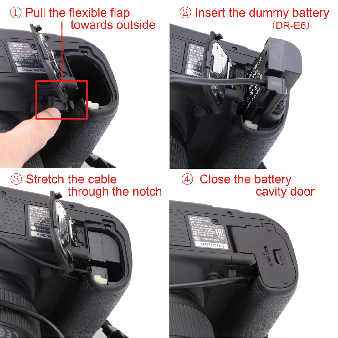 Alvin’s Cables ACK E6 Replacement AC Power Adapter Cabl