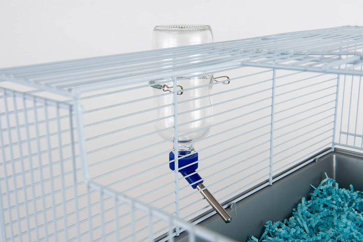 Glass Water Bottles for Rabbits, Ferrets, Small Birds, Guinea Pigs, Rats, Hamsters and Other Pets (8oz)