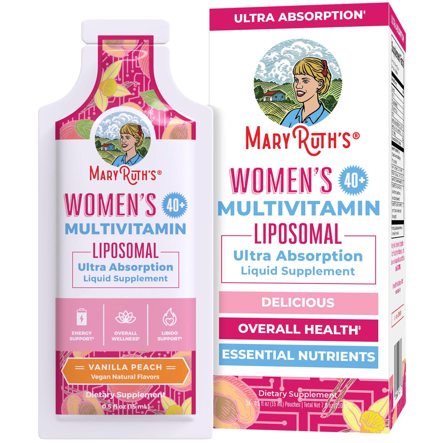 Multivitamin for Women 40 | Womens Multivitamin Liposomal | Immune Support Supplement | Energy Supplements & Sleep Aid | Methylated Multivitamin | Vegan | Sugar Free | 14 Servings