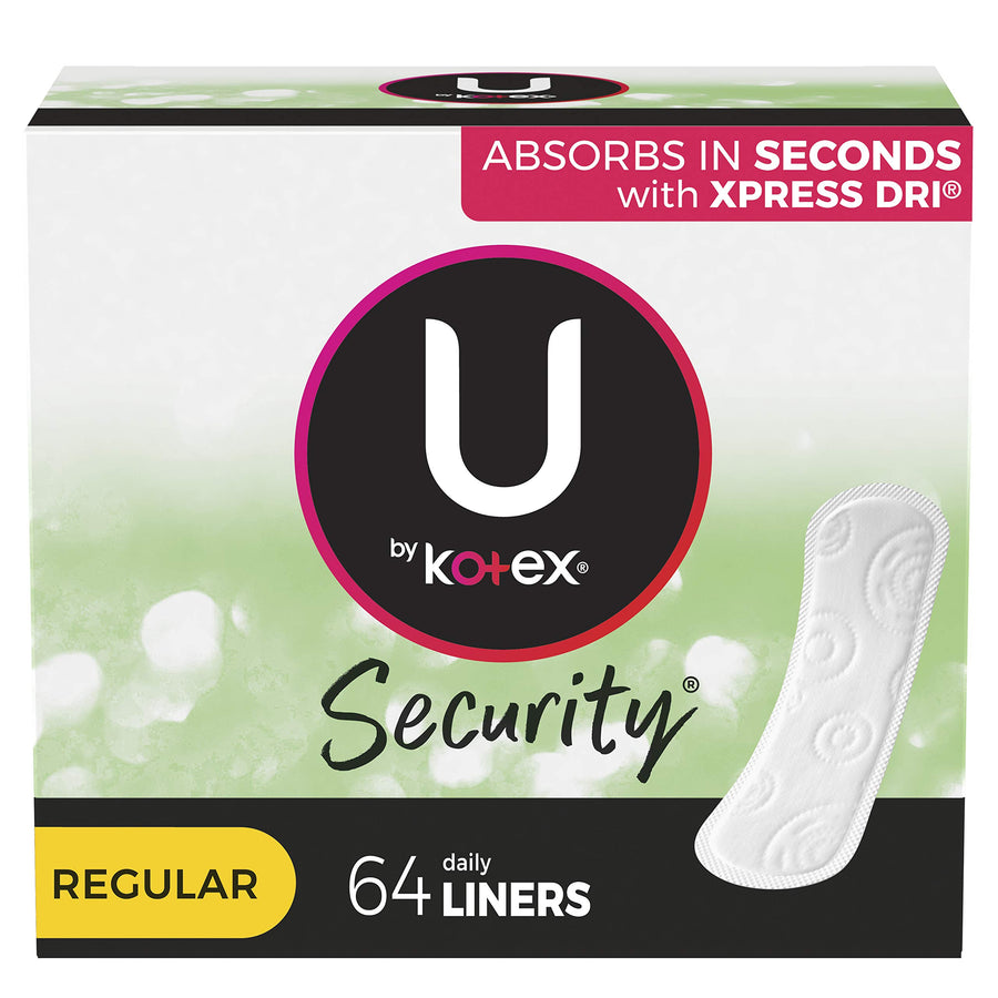Kotex Lightdays Pantiliners Unscented Regular 64 ct