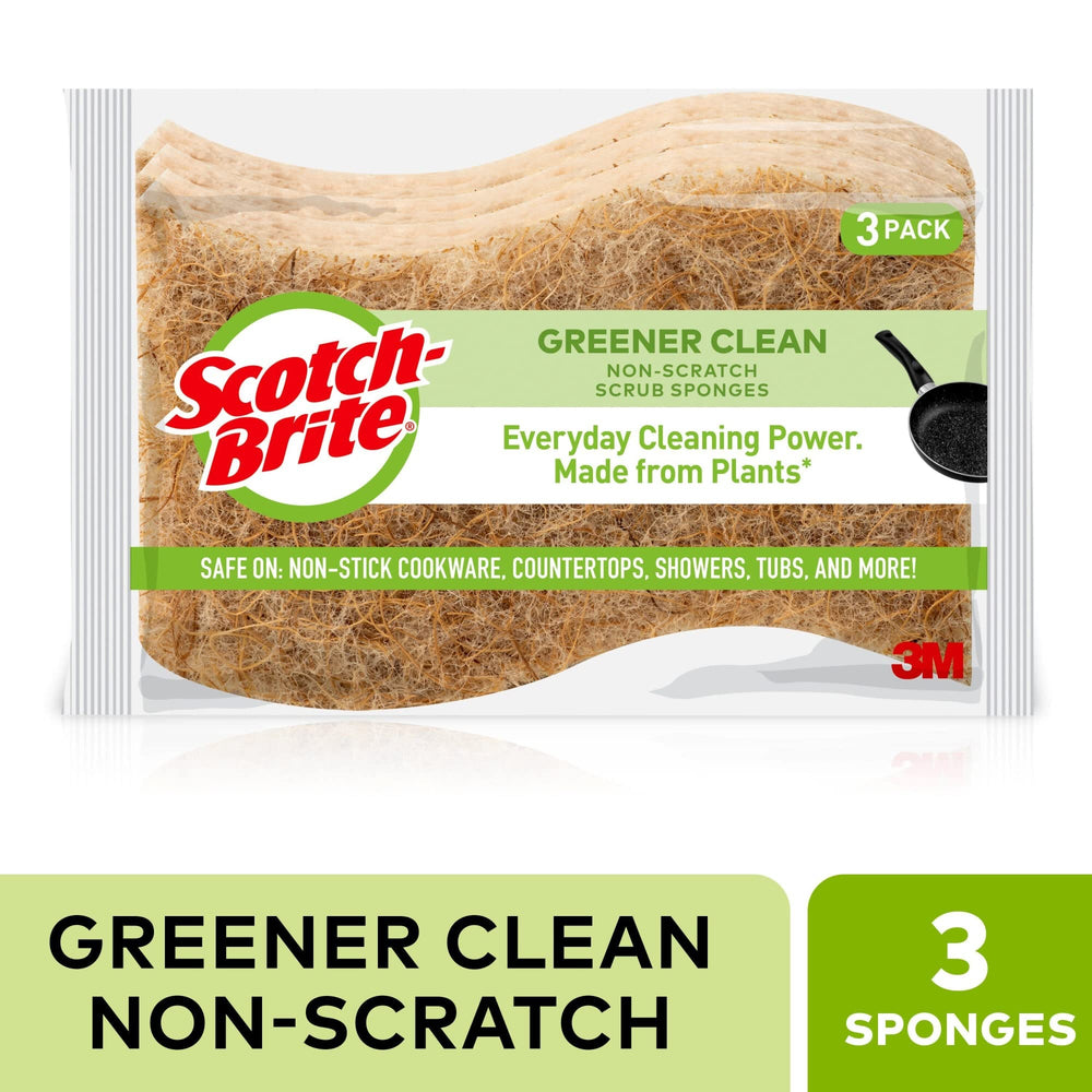 Greener Clean Non-Scratch Scrub Sponge 4 1/2 x 2 8/10 3