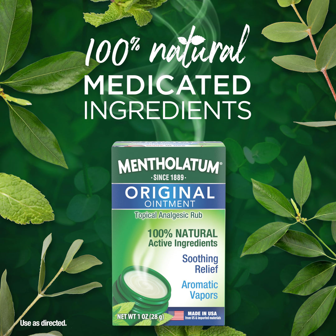 Mentholatum Original Vapor Chest Rub, Topical Analgesic