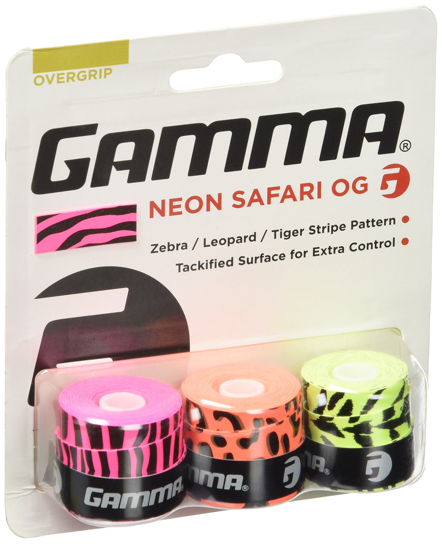 Gamma Sports Neon Tac, Neon Dri, Neon Safari Tennis Ove