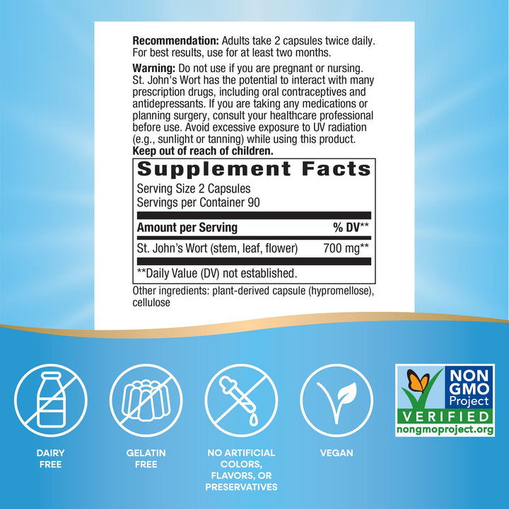 Nature&#39;s Way St. John’s Wort Herb, Promotes a P