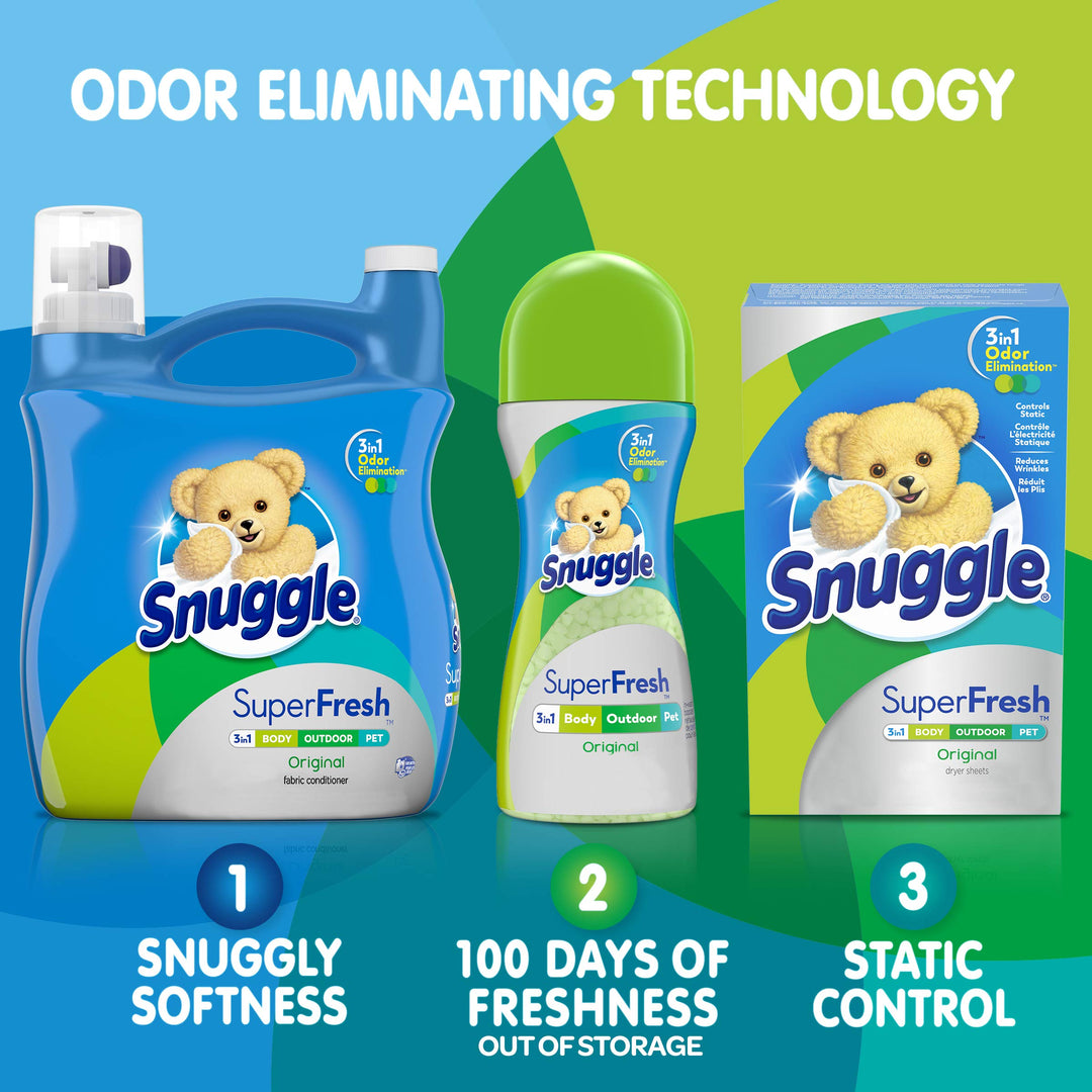 Snuggle Plus Super Fresh Fabric Softener Dryer Sheets w
