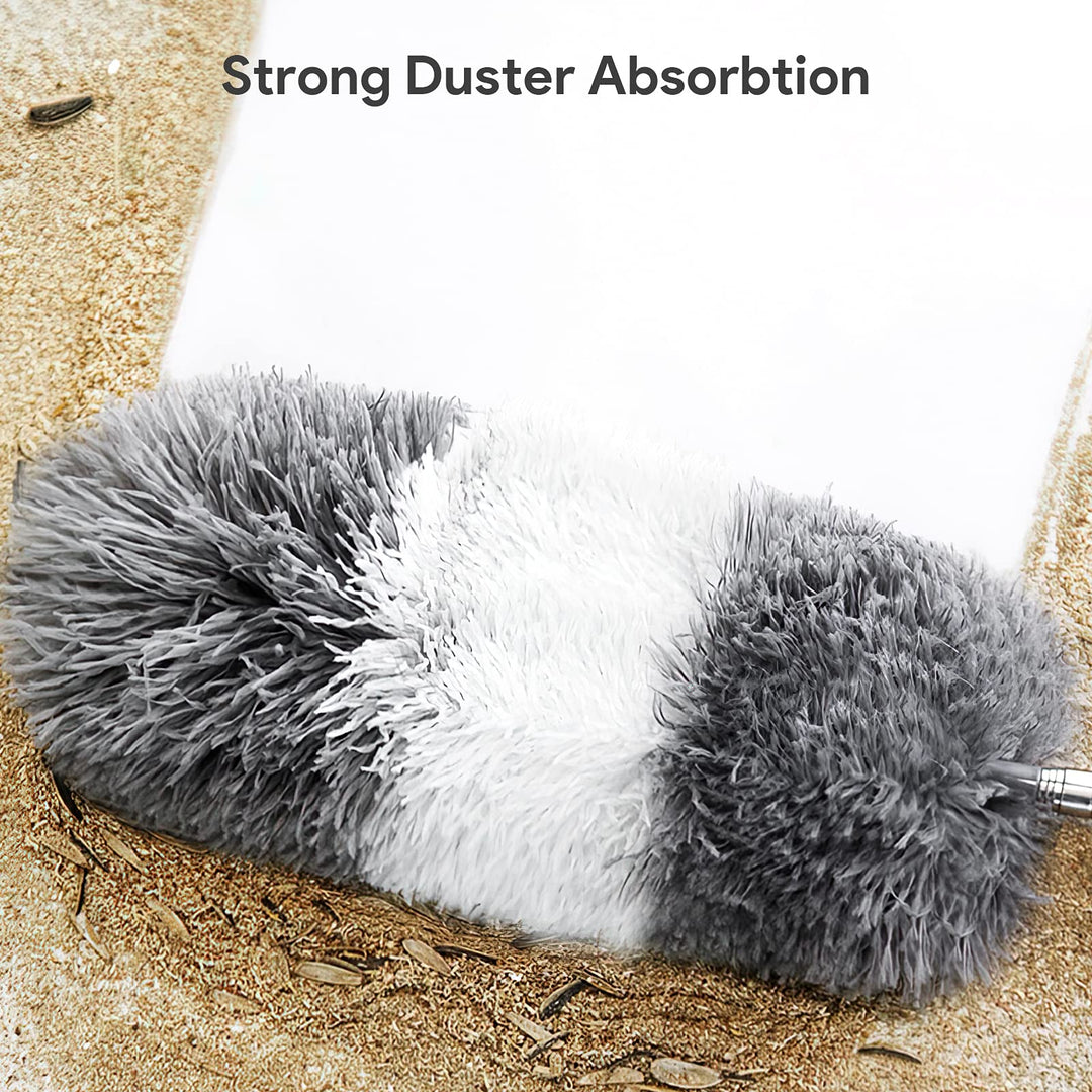 DELUX Microfiber Feather Duster, 4 PCS Reusable Bendabl