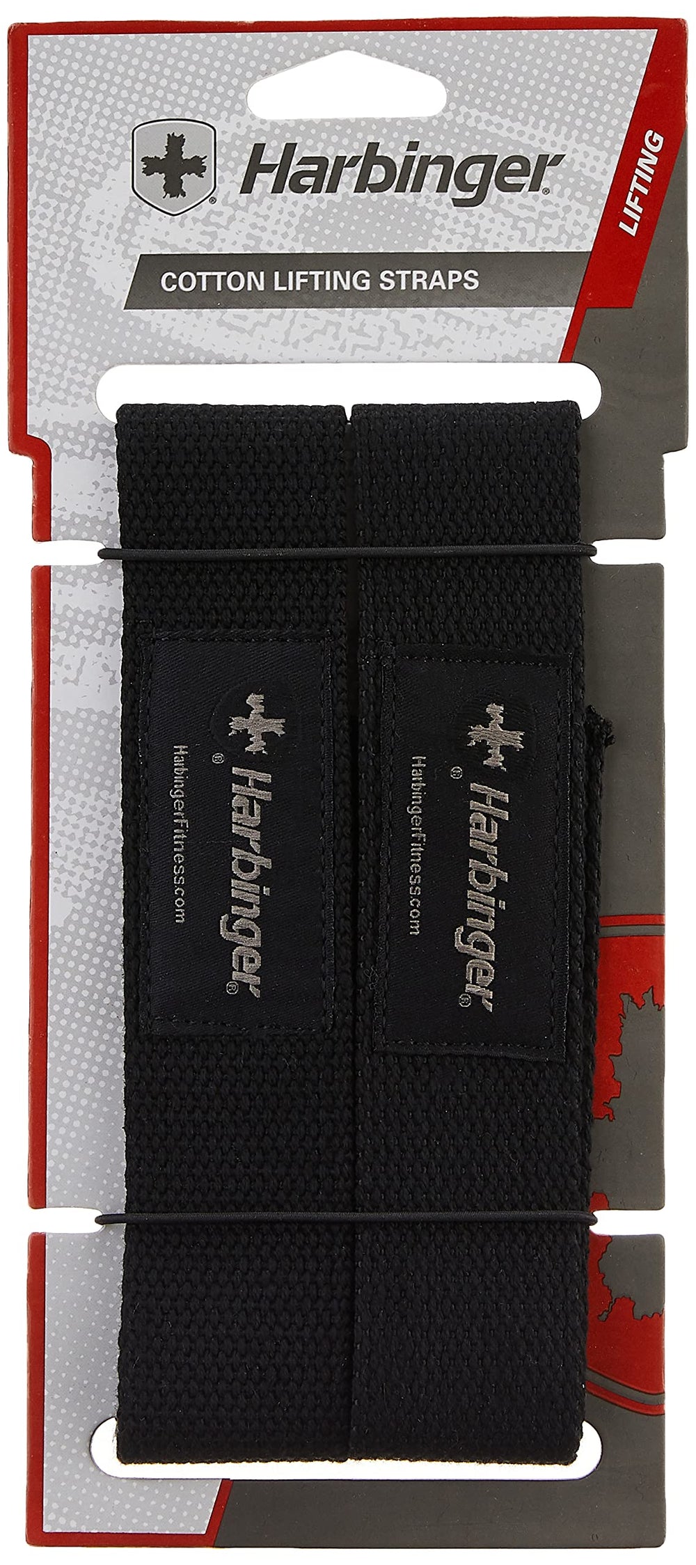 Heavy Cotton Lifting Straps (Pair), Black, 20 1/2 Long 1 1/2 Wide