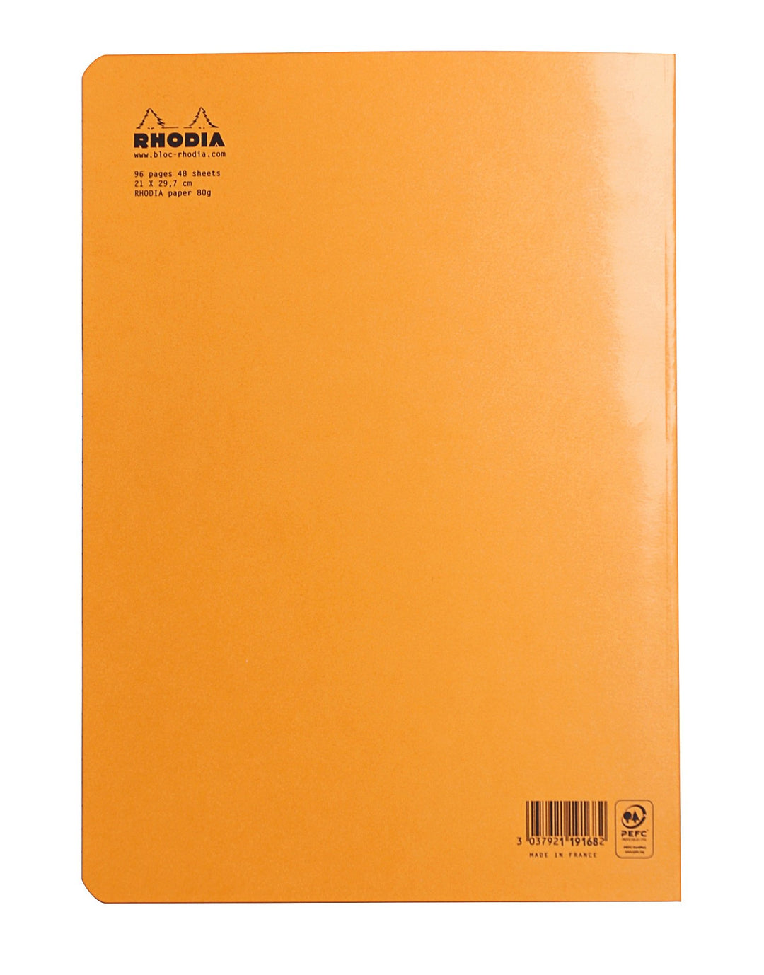 Staplebound Orange Lined Notebook 8 1/4 X 11 ¾