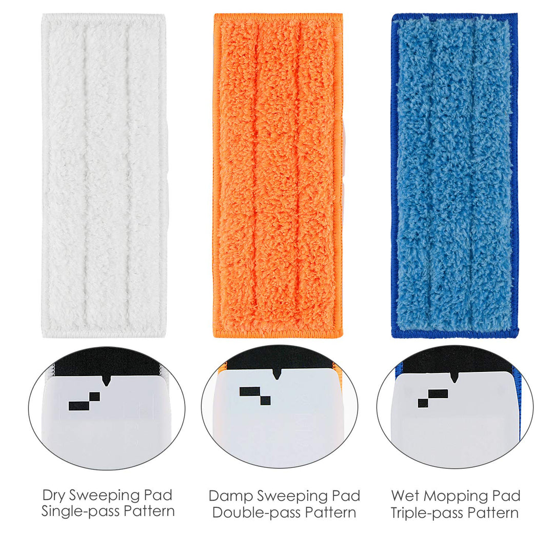 MXZONE 10 Pack Replacement Mopping Pads for iRobot Braa